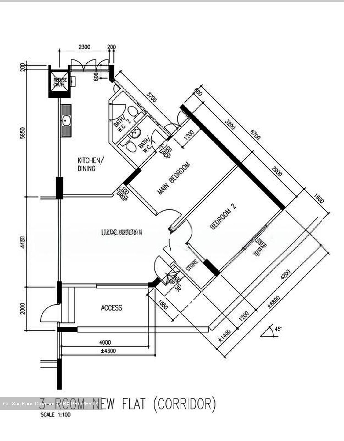 Blk 238 Gombak Gardens (Bukit Batok), HDB 3 Rooms #576145151